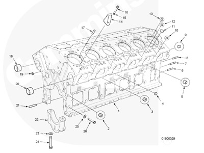 CCEC KTA38 Liste des pièces Overhaul